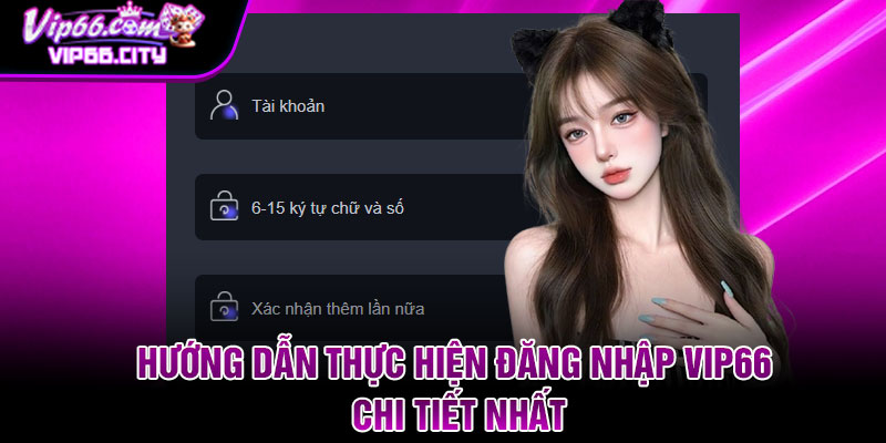 Hướng dẫn thực hiện đăng nhập Vip66 chi tiết nhất