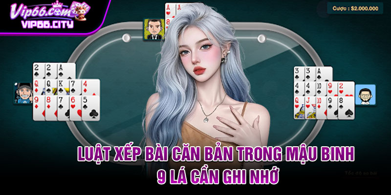 Luật xếp bài căn bản trong mậu binh 9 lá cần ghi nhớ