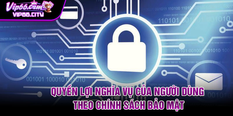 Quyền lợi nghĩa vụ của người dùng theo chính sách bảo mật